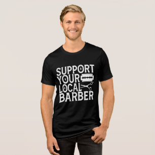 Camiseta Apoie Seu Barbeiro Local 2024