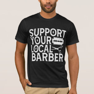 Camiseta Apoie Seu Barbeiro Local 2024