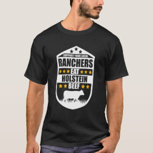 Camiseta Apoie seus ancoradores locais comam o Holste do Fa