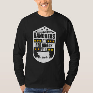 Camiseta Apoie Seus Pecuaristas Locais Coma Carne Farmer Re