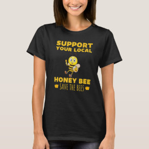 Camiseta Apoie Sua Abelha Local Salve As Abelhas Apicultor