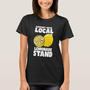Camiseta Apoie sua barraca de limonada local