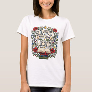 Camiseta Apoie sua biblioteca local