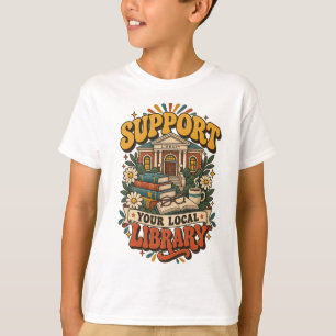 Camiseta Apoie sua biblioteca local