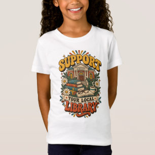 Camiseta Apoie sua biblioteca local