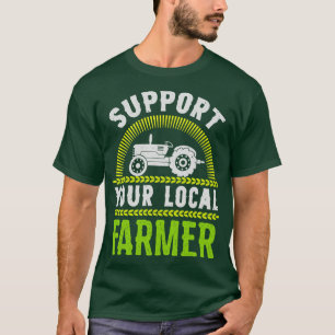 Camiseta Apoie sua marca agrícola local