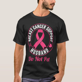 Camiseta Apoio à Conscientização do Câncer de Mama Marido n