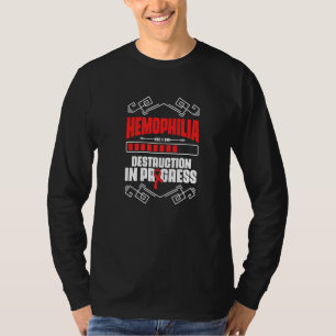 Camiseta Apoio à Destruição da Hemofilia Sobrevivente de He