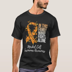 Camiseta Apoio à família Merkel Cell Carcinoma Sensibilizaç