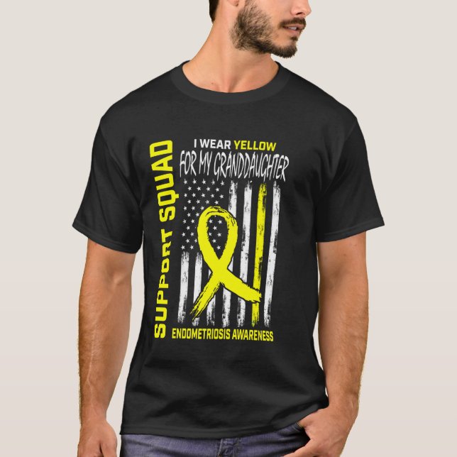 Camiseta Apoio à Netos Conscientização da Endometriose Amar (Frente)
