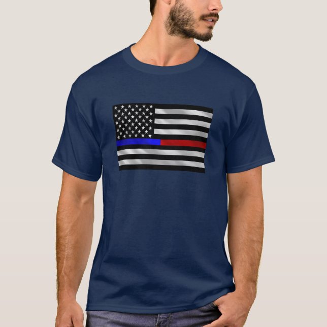 Camiseta Apoio à Polícia e aos Bombeiros (Frente)