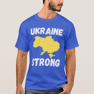 Camiseta Apoio A Rezação Forte Da Ucrânia Para Que A Bandei