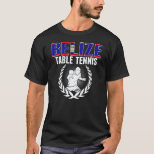 Camiseta Apoio à Seleção de Tênis de Mesa de Belize