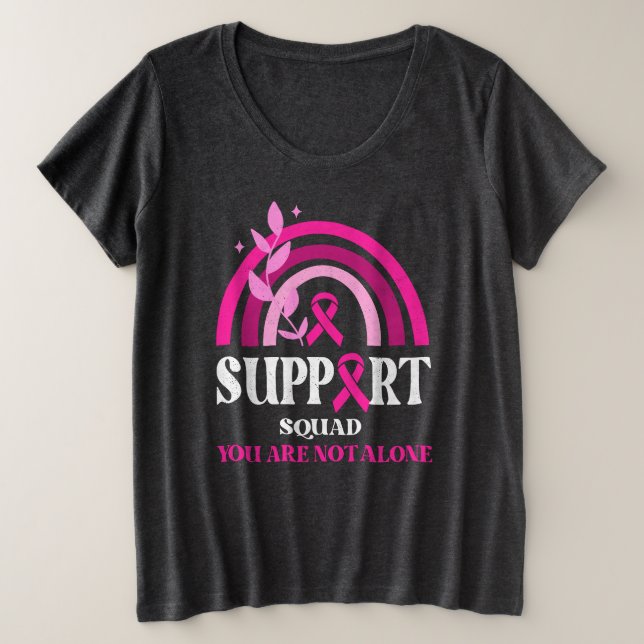 Camiseta Apoio à sensibilização para o Cancer de mama em es (Frente do Design)