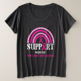 Camiseta Apoio à sensibilização para o Cancer de mama em es