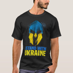 Camiseta Apoio À Ucrânia I Estar Com A Ucrânia Spartan Warr