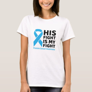 Camiseta Apoio ao Cancer da próstata - A sua luta é a minha