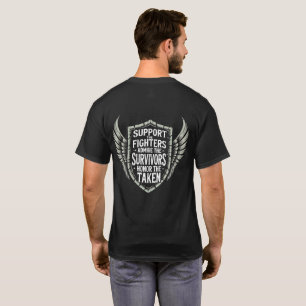 Camiseta Apoio ao Câncer de Mama Admire Honra Câncer de Mam