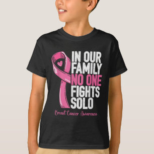 Camiseta Apoio ao cancer de mama Família Mulheres Cancer A