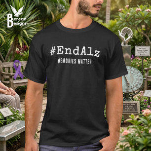 Camiseta Apoio ao Cuidador Conscientização sobre Alzheimer