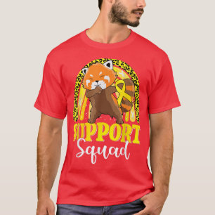 Camiseta Apoio ao Esquadrão Dabbing Red Panda Rainbow Infân