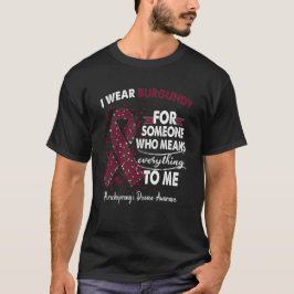 Camiseta Apoio ao Guerreiro de Sensibilização para a Doença