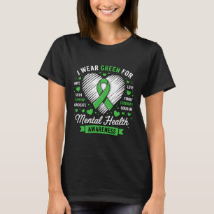 Camiseta Apoio ao Mês de Conscientização sobre Saúde Mental