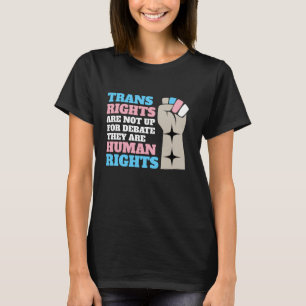 Camiseta Apoio aos Direitos Trans é Apoio aos Direitos Huma