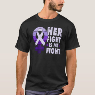 Camiseta Apoio às vítimas de violência doméstica, roxo ri