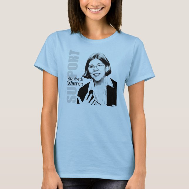 Camiseta Apoio Elizabeth Warren (Frente)