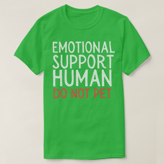 Camiseta Apoio emocional humano (Frente do Design)