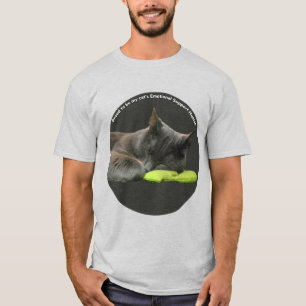 Camiseta Apoio Emocional Humano Para O Meu Gato