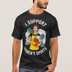 Camiseta Apoio Esportes Femininos Humor Adulto Invesível