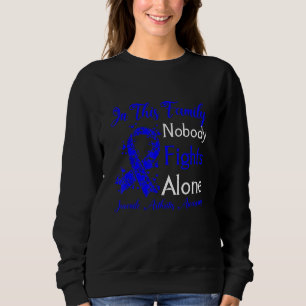 Camiseta Apoio Familiar Blue Ribbon Juvenile Artrite Awar