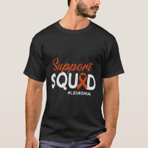 Camiseta Apoio Leucemia Esquadrão Financiamento da Consciên