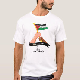 Camiseta Apoio Personalizado a Gaza e à Palestina