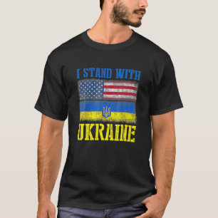Camiseta Apoio Que Eu Defendo A Ucrânia E O Fl Ucraniano Am