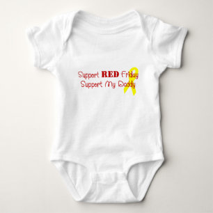 Camiseta Apoio sexta-feira vermelha (apoie meu pai)