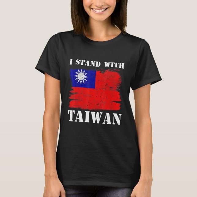 Camiseta Apoio Taiwan I com pavilhão Taiwan (Frente)