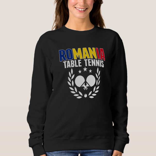 Camiseta Apoio Tênis de Mesa Romênia (Frente)