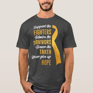 Camiseta Apoios Combatem Sobreviventes Esperam Cancer De In