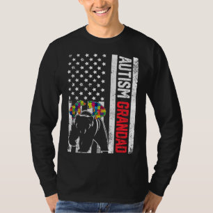 Camiseta Apoios de Sensibilização para o Urso Autismo da Ba