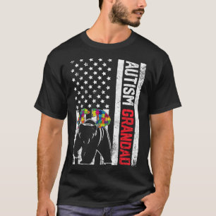 Camiseta Apoios de Sensibilização para o Urso Autismo da Ba