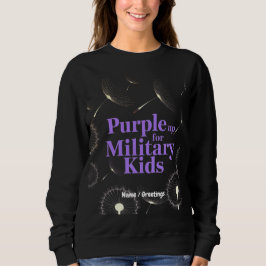 Camiseta Apoios para Crianças Militares Dandelion