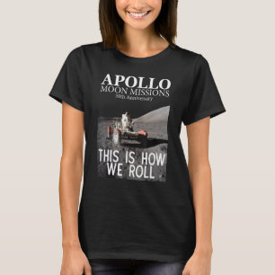 Camiseta Apollo 50º Aniversário Missão Lunar Rover
