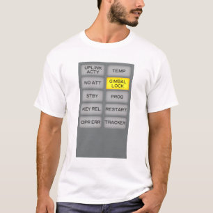 Camiseta Apollo Guidance Computer Indicator Alarm DSKY