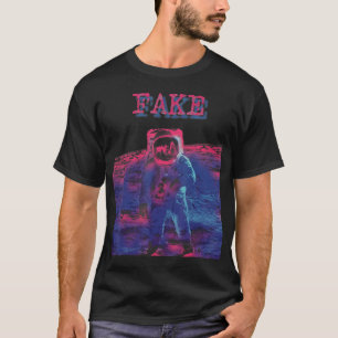 Camiseta Apollo Moon Landing Hoax Teoria da Conspiração Ne