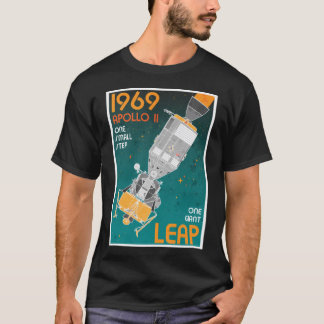 Camiseta Apolo 11. Um salto gigante (Retro)