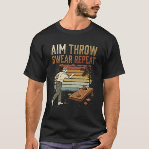 Camiseta Apontar Arremessar Xingar Repetir Antigo Saco de F