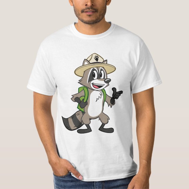 Camiseta Apontar do rick da guarda florestal do rick | da (Frente)